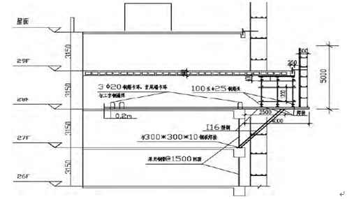 高层建筑悬挑结构施工技术