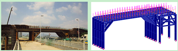 跨线门式支架设计与施工技术