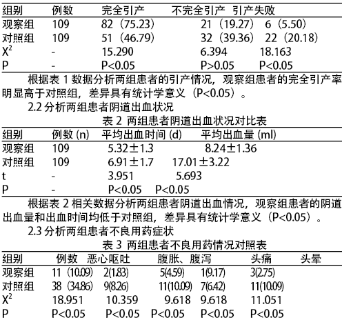 米非司酮联合米索前列醇终止早期妊娠的疗效观