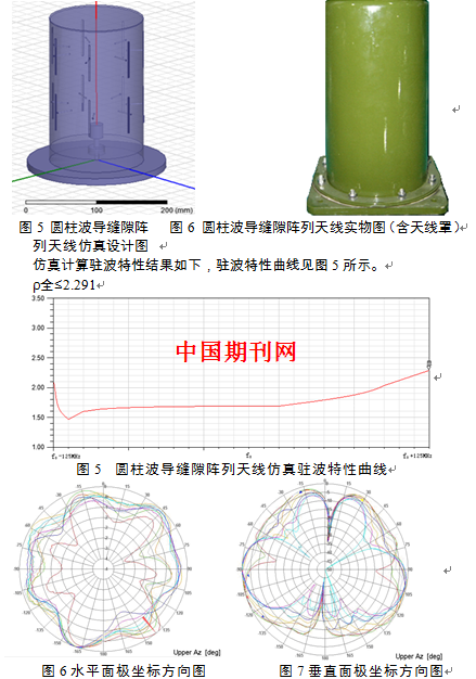 s波段圆柱波导缝隙阵列天线设计