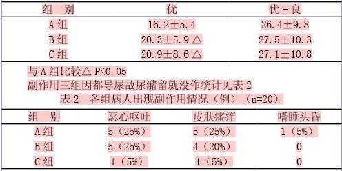 东莨菪碱-新斯的明-吗啡联合用于硬膜外下肢骨科术后镇痛