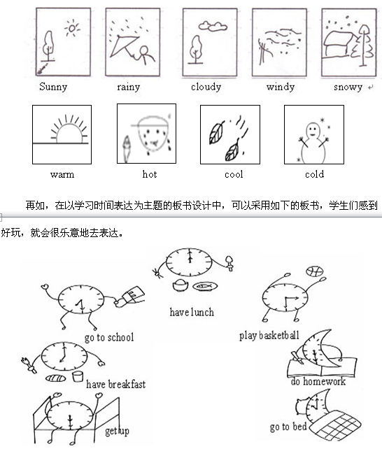 浅谈初中英语课堂教学中的 板书 设计